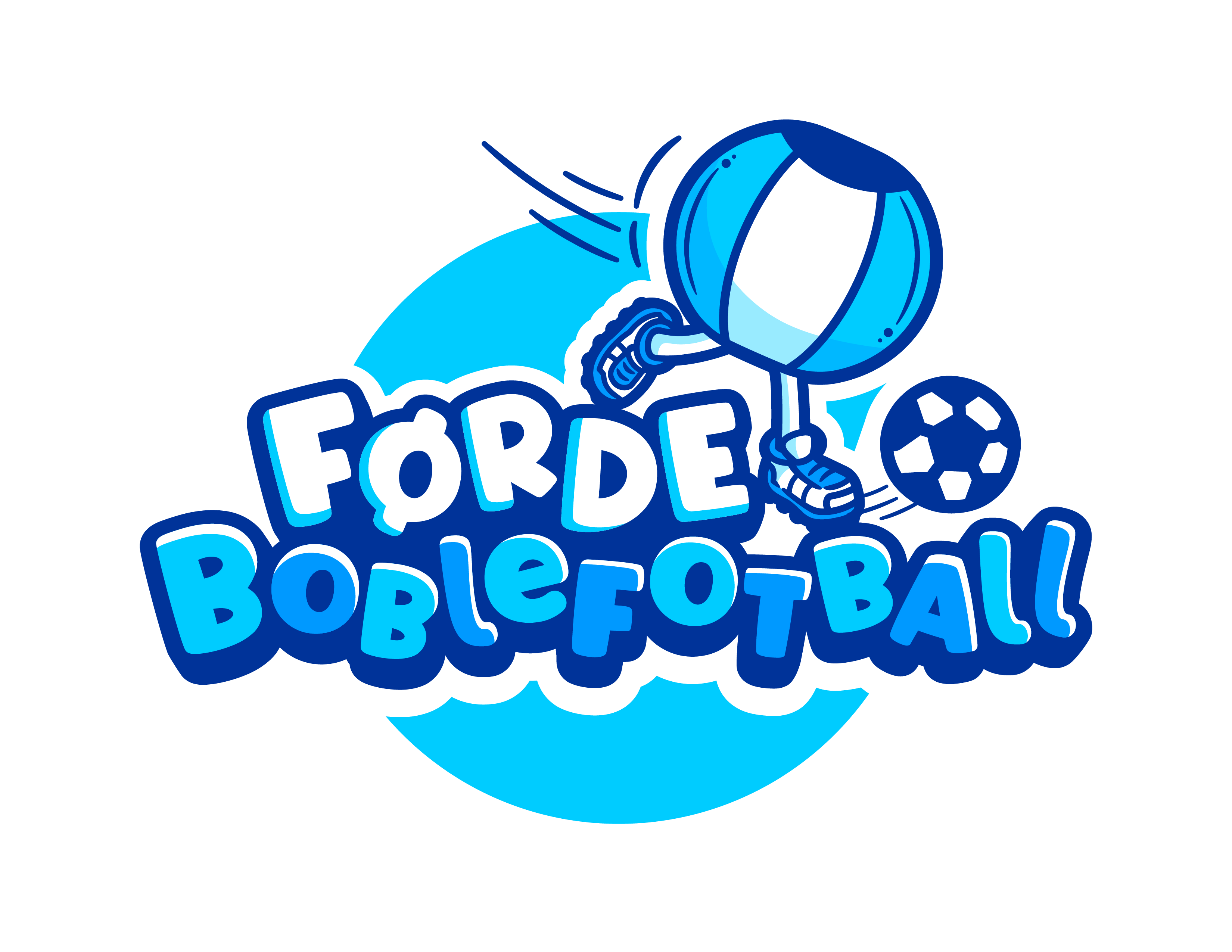 Rund logo Førde boblefotball